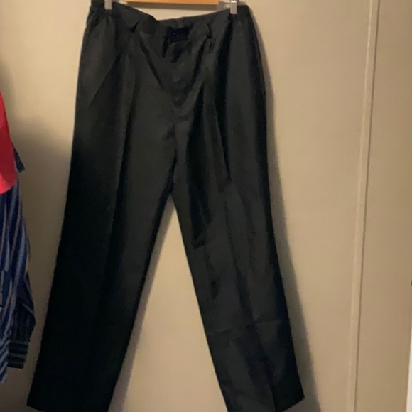 Elegant Black Straight Leg Women's Pants - Picture 1 of 4